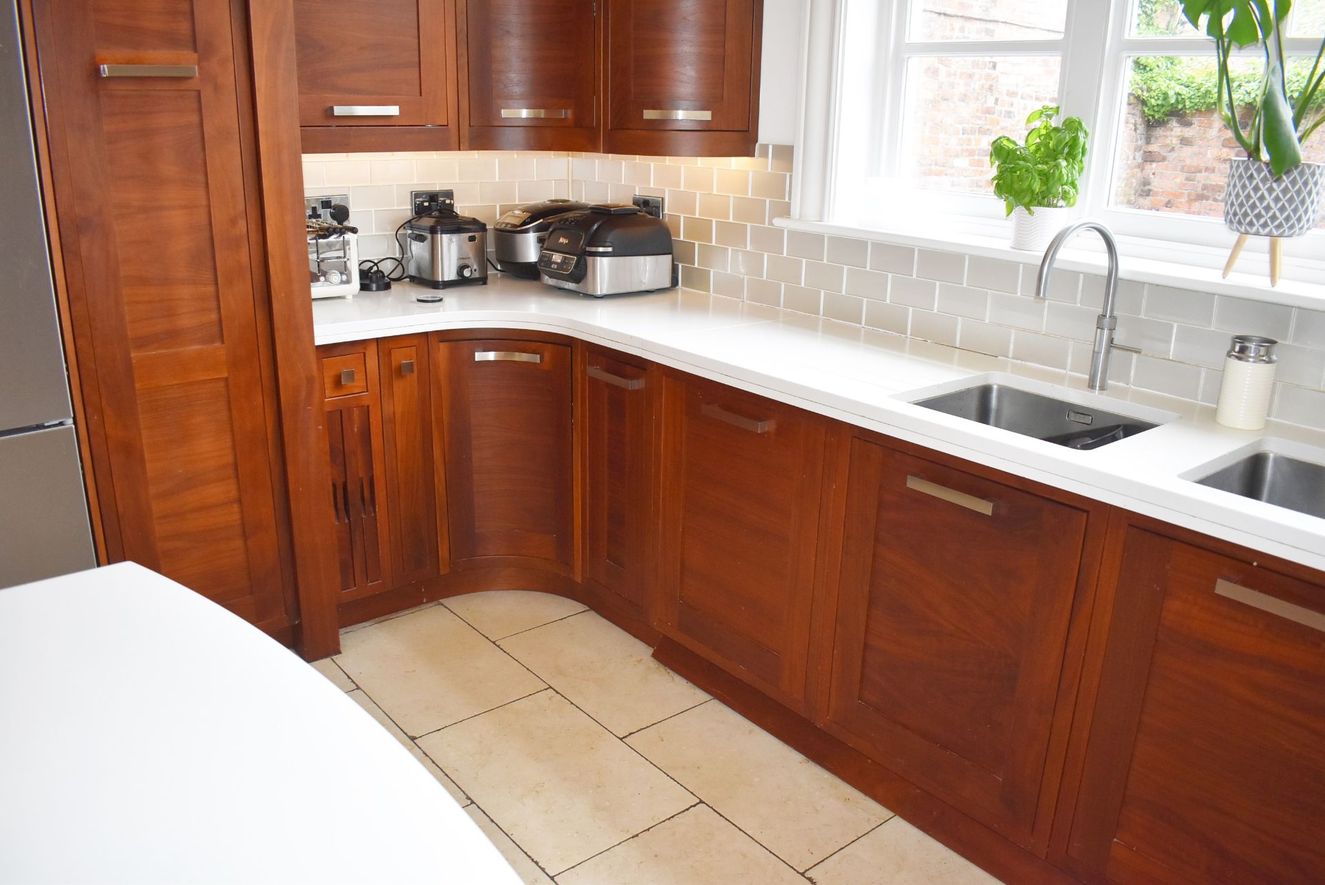 1 x Bespoke Contemporary Fitted Kitchen With Appliances - Features Solid Walnut Doors - NO VAT! - Image 41 of 114