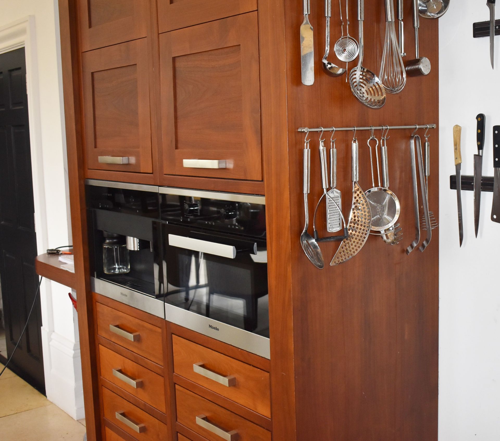1 x Bespoke Contemporary Fitted Kitchen With Appliances - Features Solid Walnut Doors - NO VAT! - Image 99 of 114