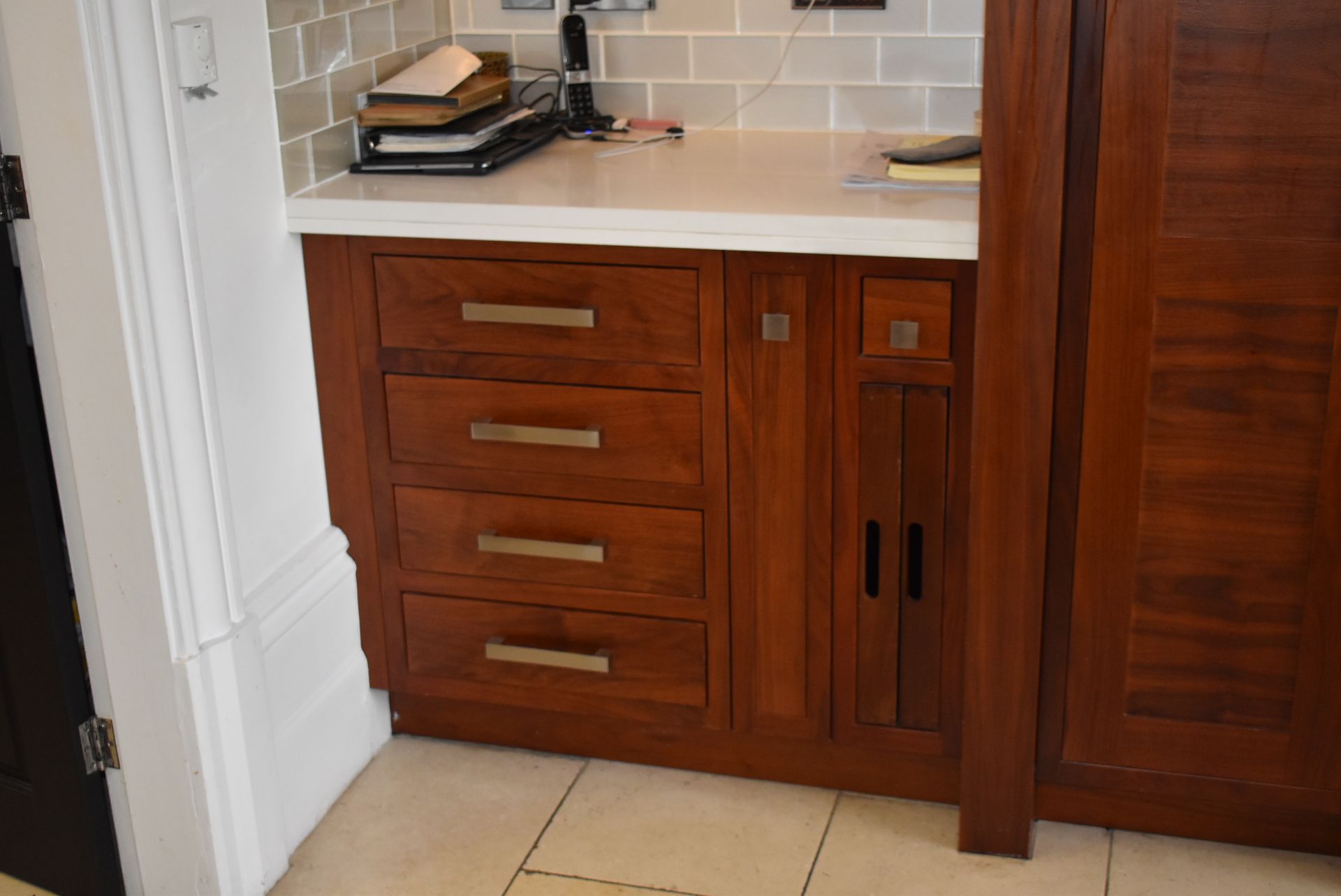 1 x Bespoke Contemporary Fitted Kitchen With Appliances - Features Solid Walnut Doors - NO VAT! - Image 51 of 114