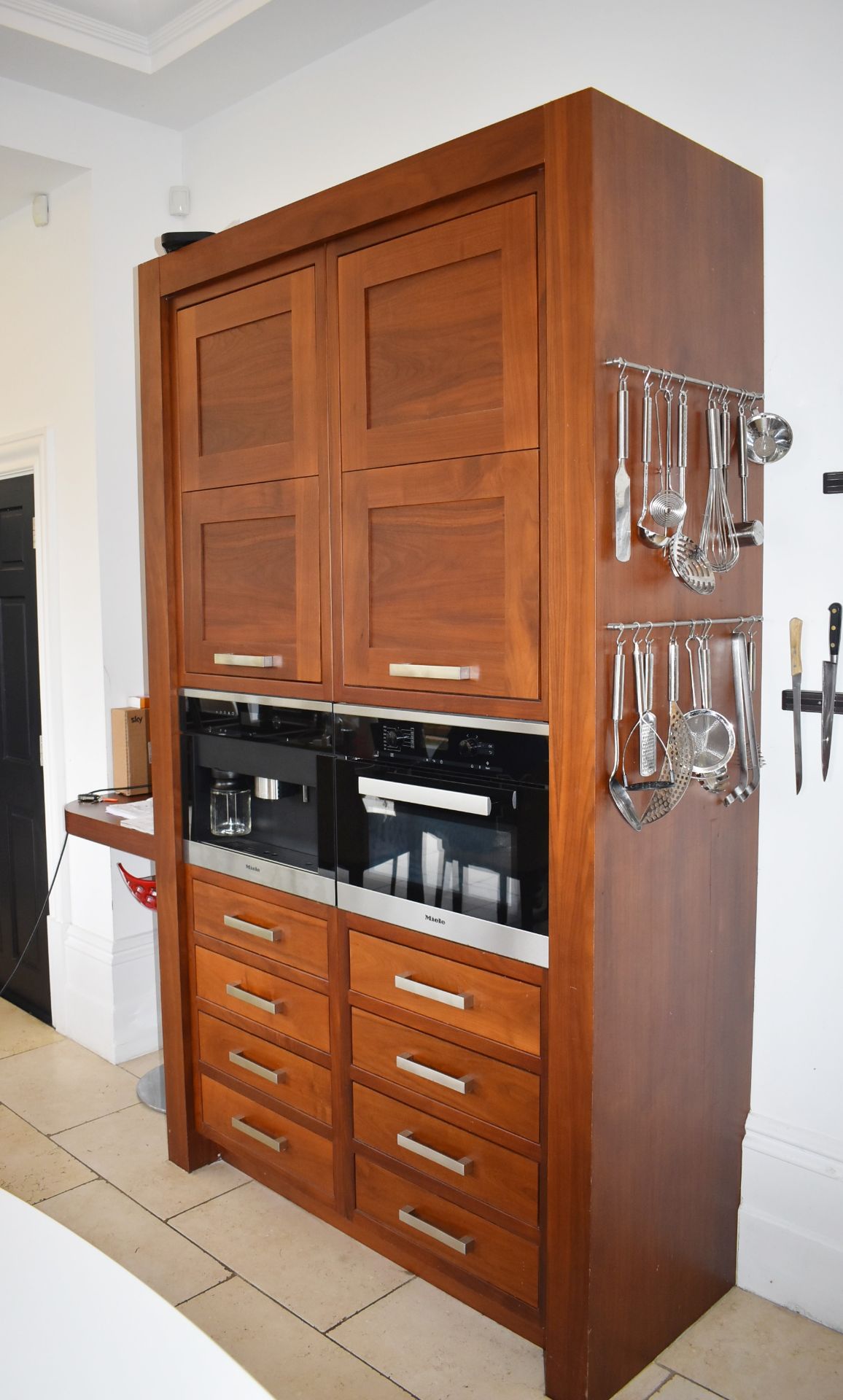 1 x Bespoke Contemporary Fitted Kitchen With Appliances - Features Solid Walnut Doors - NO VAT! - Image 97 of 114