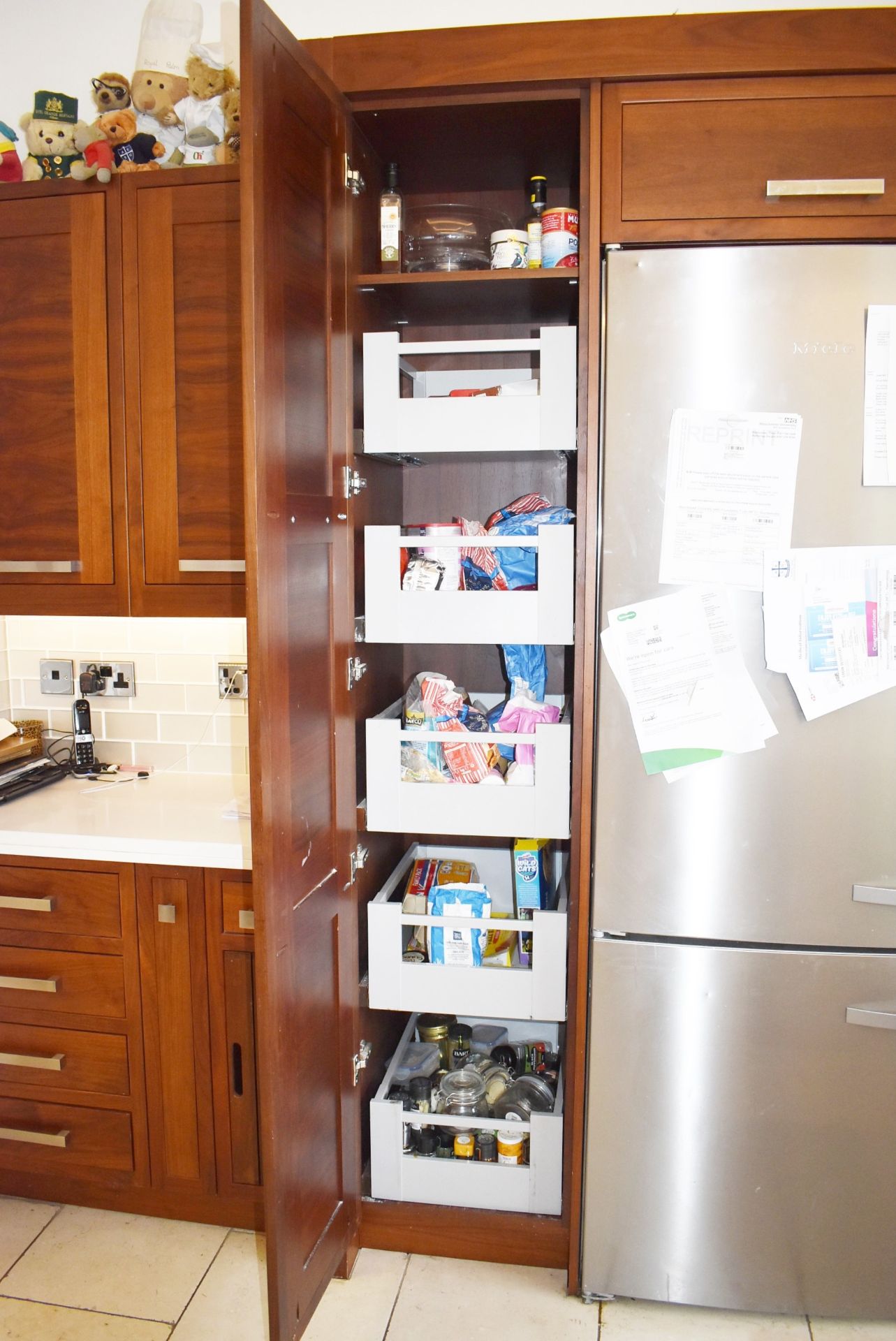 1 x Bespoke Contemporary Fitted Kitchen With Appliances - Features Solid Walnut Doors - NO VAT! - Image 56 of 114