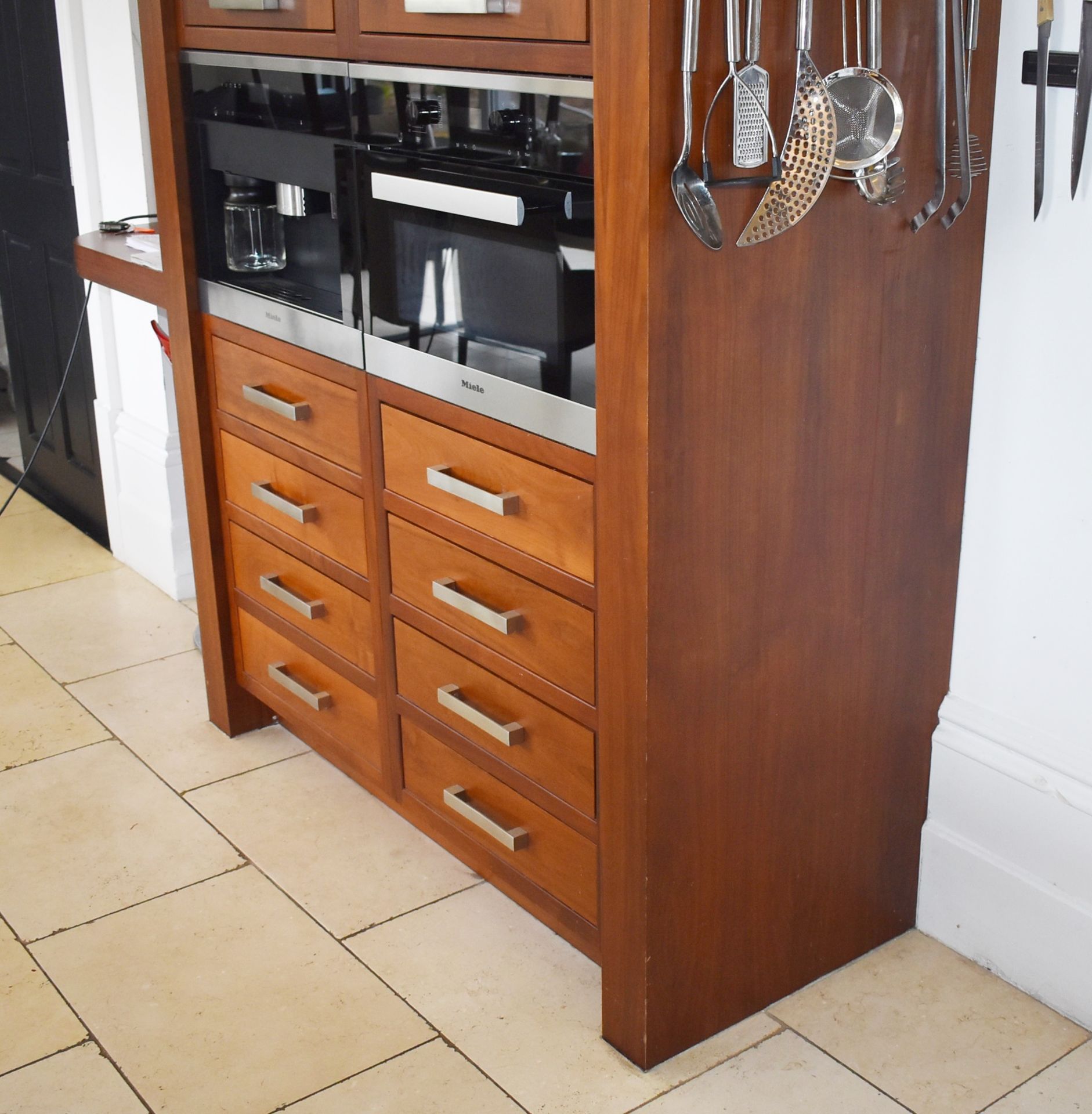 1 x Bespoke Contemporary Fitted Kitchen With Appliances - Features Solid Walnut Doors - NO VAT! - Image 98 of 114