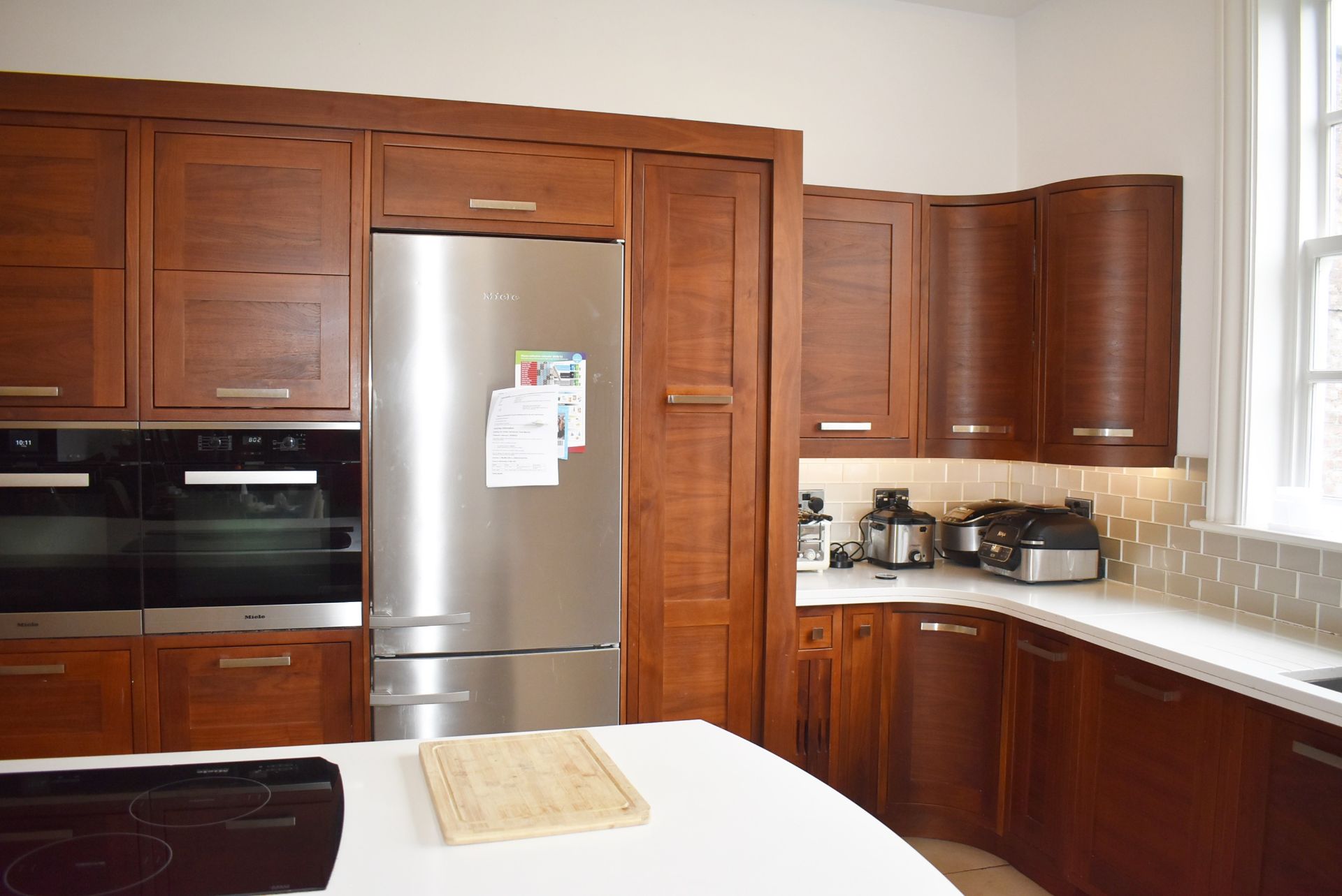 1 x Bespoke Contemporary Fitted Kitchen With Appliances - Features Solid Walnut Doors - NO VAT! - Image 40 of 114