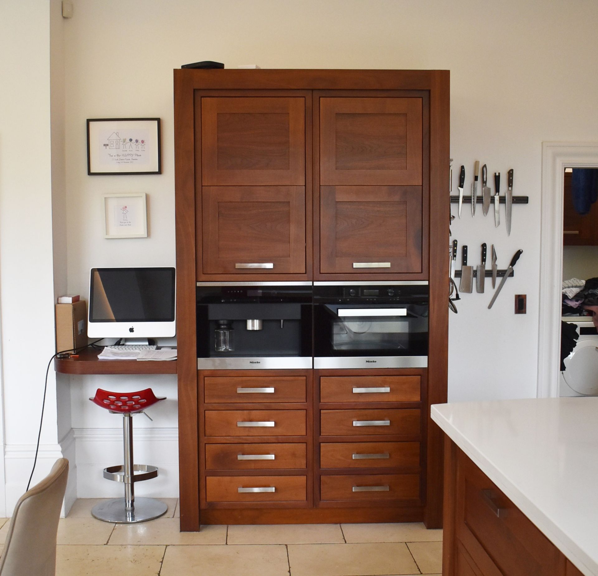 1 x Bespoke Contemporary Fitted Kitchen With Appliances - Features Solid Walnut Doors - NO VAT! - Image 47 of 114