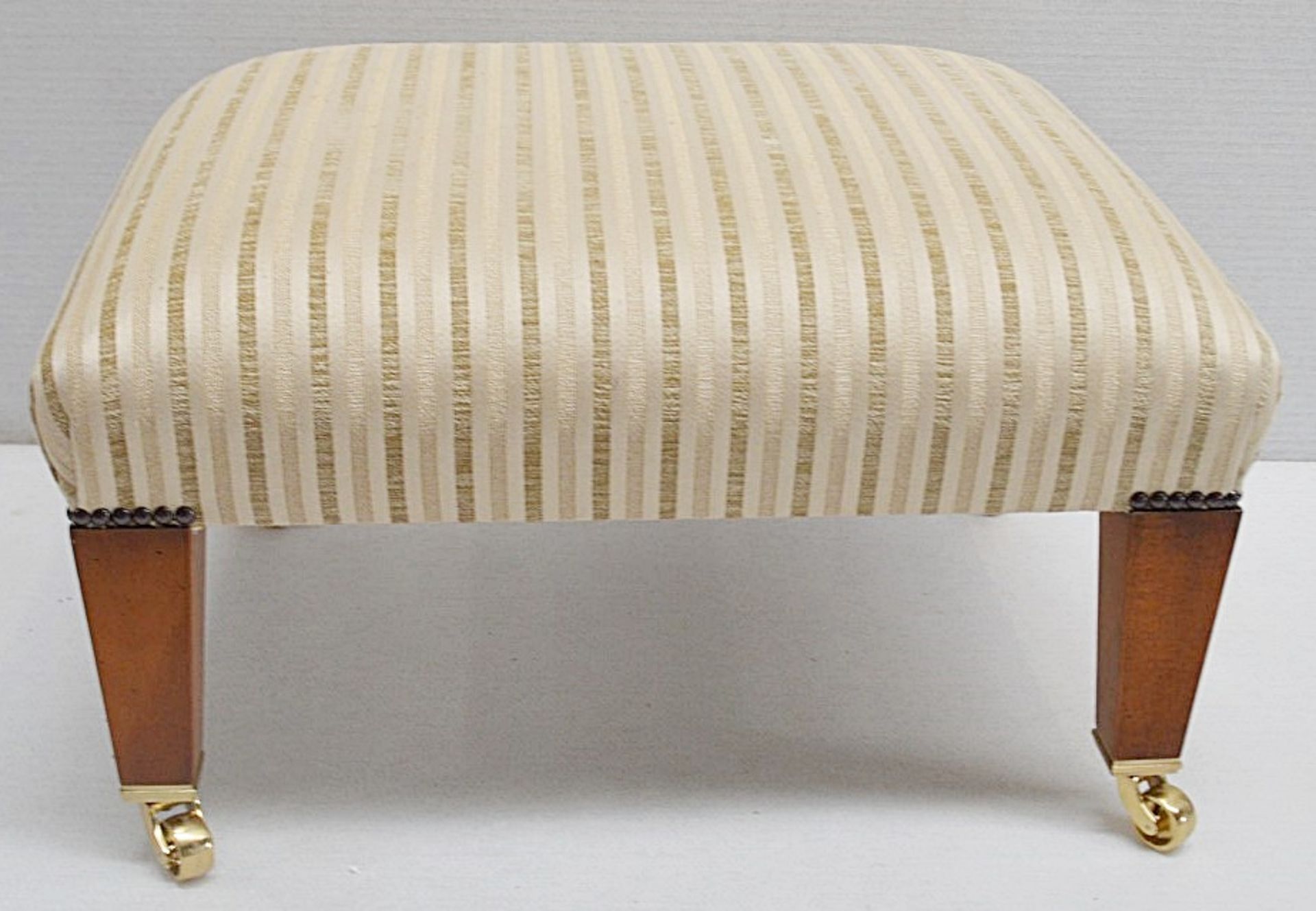 1 x DURESTA Luxury Upholstered Somerset Stool - Dimensions: W68 x 56 x H44cm - Ref: 6404570/