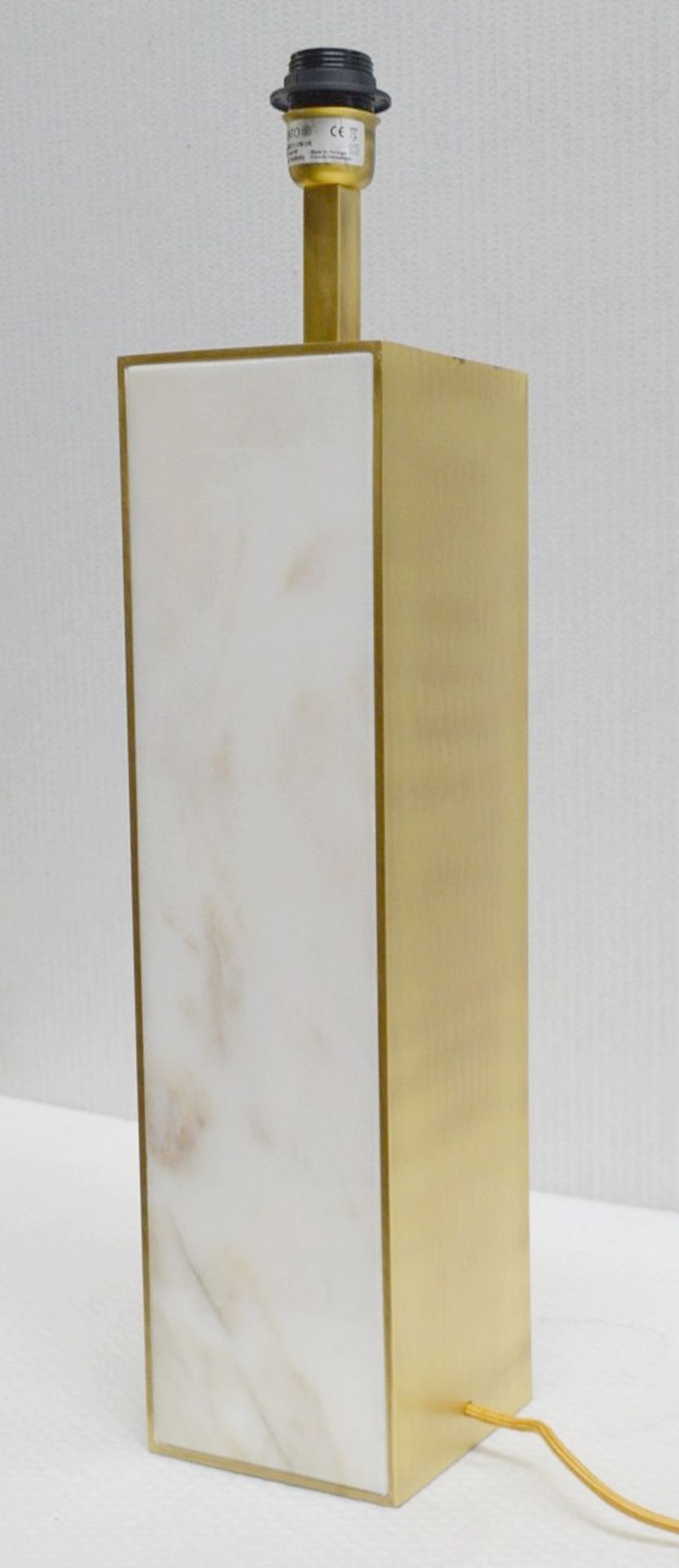 1 x FRATO BIARRITZ Luxury Table Lamp With A Variegated Stone & Brass Base - Original RRP £1,544 - Image 6 of 15