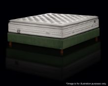 1 x COLUNEX Charm Extra Eastern Kingsize Mattress With Integrated Topper - Medium Firm - RRP £3,668