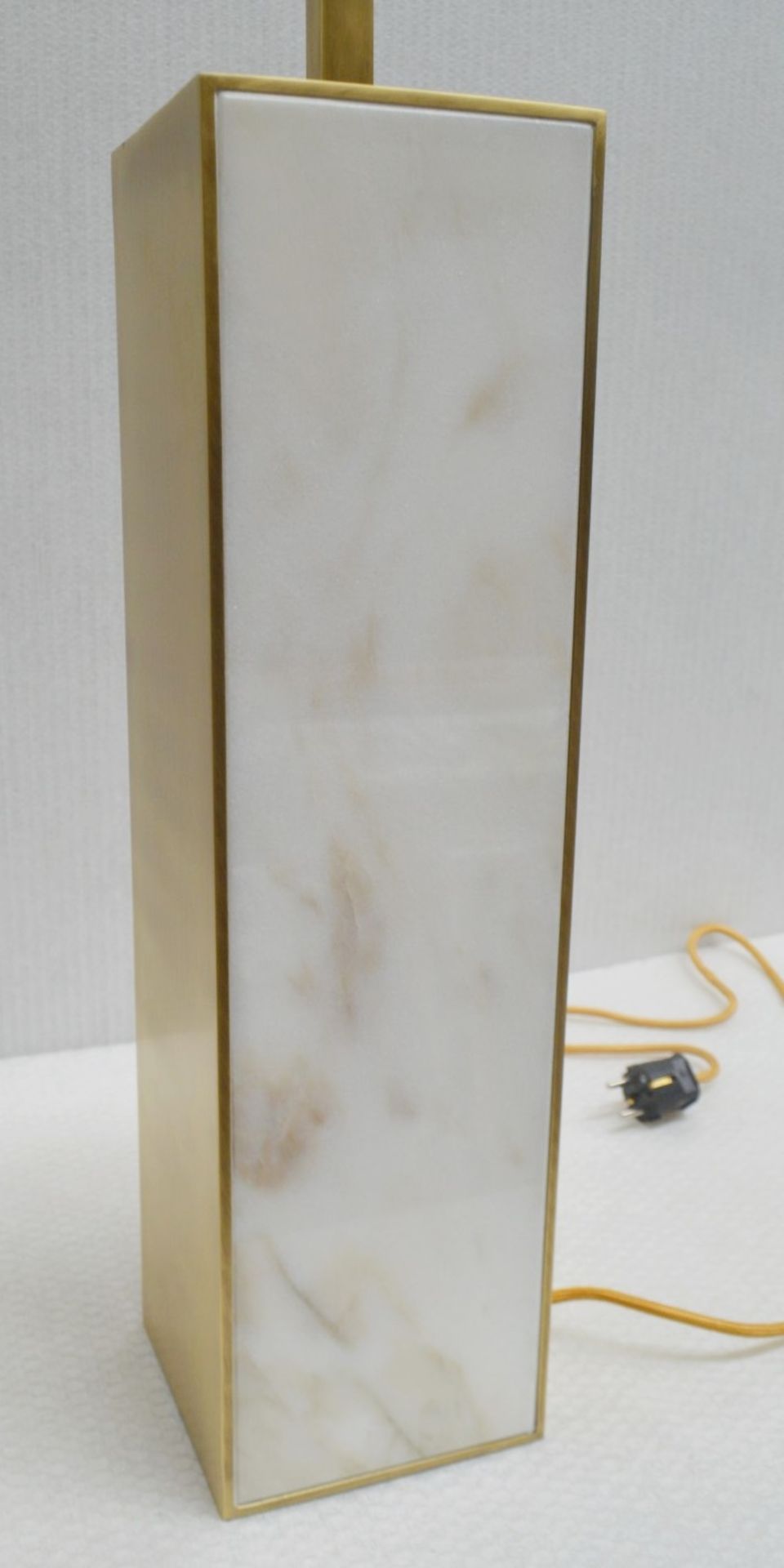 1 x FRATO BIARRITZ Luxury Table Lamp With A Variegated Stone & Brass Base - Original RRP £1,544 - Image 8 of 15