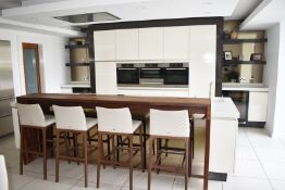 1 x SieMatic Contemporary Fitted Kitchen With Appliances - Features Handleless Doors, Central