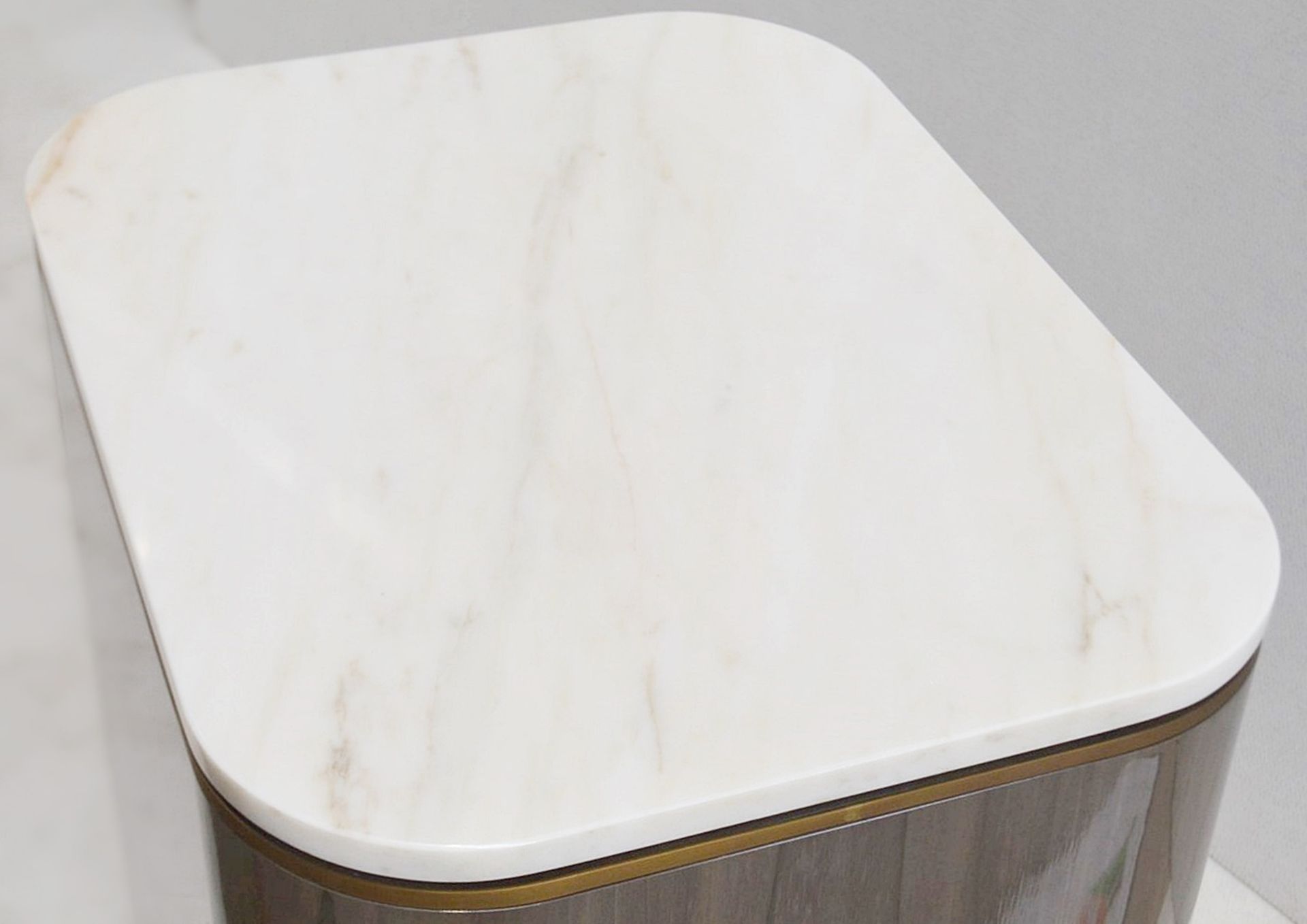 1 x FRATO 'ASHI' Luxury Custon Ordered Stone-topped Bedside Table - Original Price £5,140 - Image 7 of 9
