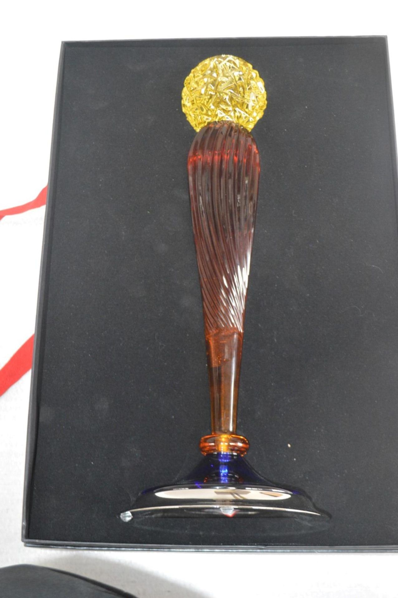 1 x BALDI 'Home Jewels' Italian Hand-crafted Glass Candle Stick **Original RRP £2.665.00** - Image 4 of 5