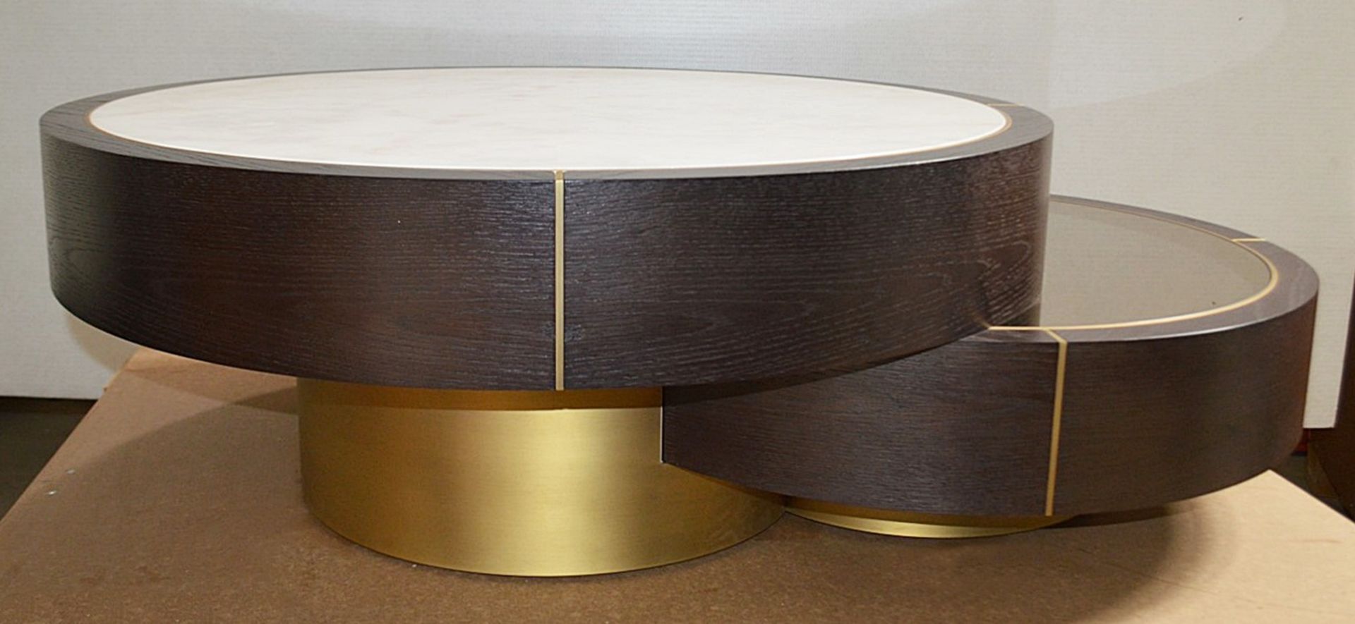 1 x FRATO 'Aarhus' Luxury Coffee Table Topped With Marble - Original RRP £6,611 - Image 5 of 10