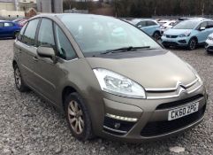 2010 Citroen C4 Picasso 1.6 Vtr+ 16V 5 Door MPV - CL505 - NO VAT ON THE HAMMER - Location: Corby