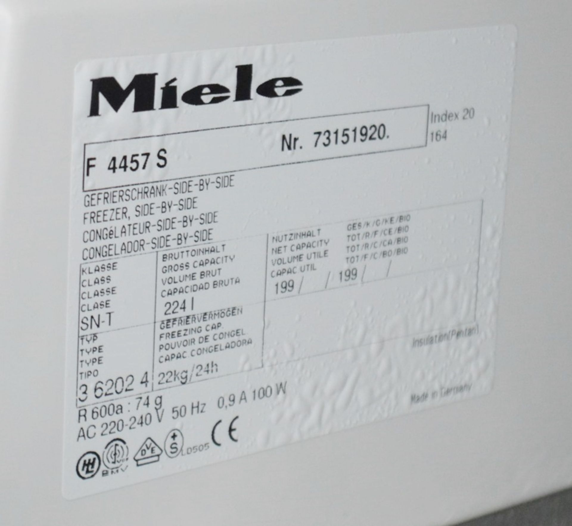 1 x MIELE Upright 6-Drawer Freezer - Preowned, From An Exclusive Property - Dimensions: H145 x W60 x - Image 4 of 10