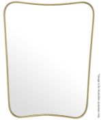 1 x EICHHOLTZ 'Vivienne' Luxury Framed Mirror In A Brushed Brass Finish - Dimensions: - Ref: