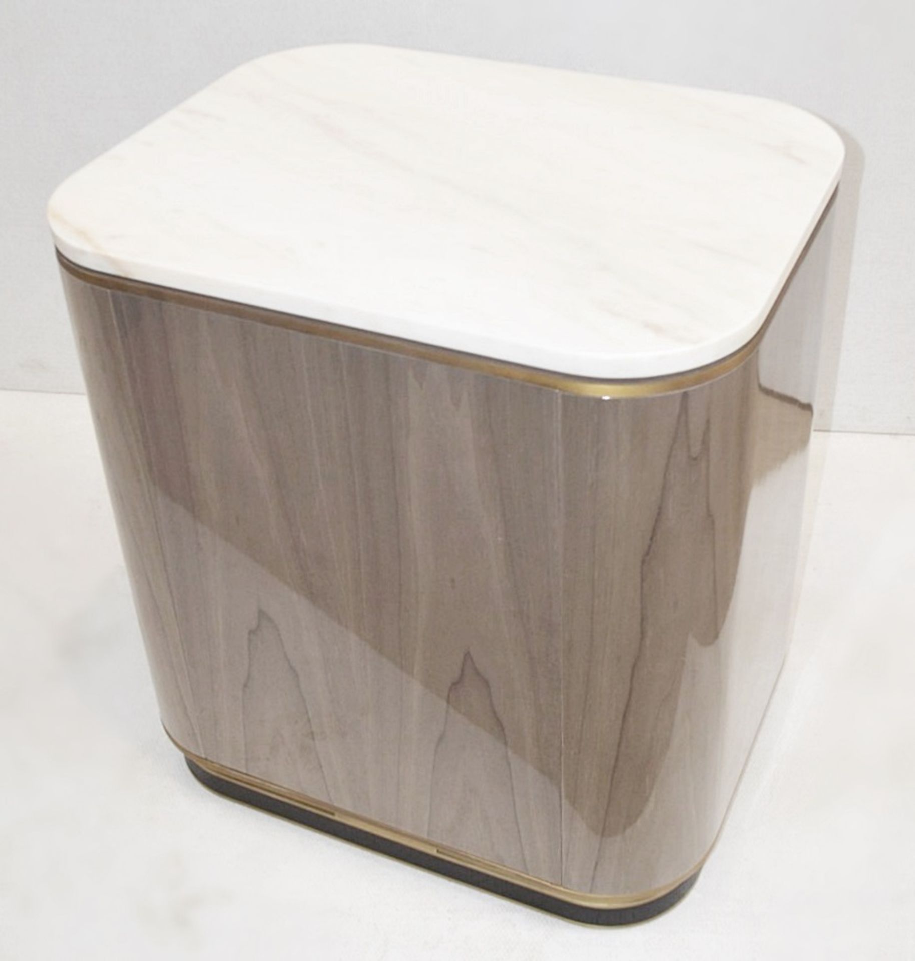 1 x FRATO 'ASHI' Luxury Custon Ordered Stone-topped Bedside Table - Original Price £5,140 - Image 9 of 9