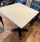 4 x Square Bistro Dining Tables - Dimensions: 76 x 76 x H79cm - Ref: BLVD127 - CL649 - Location: