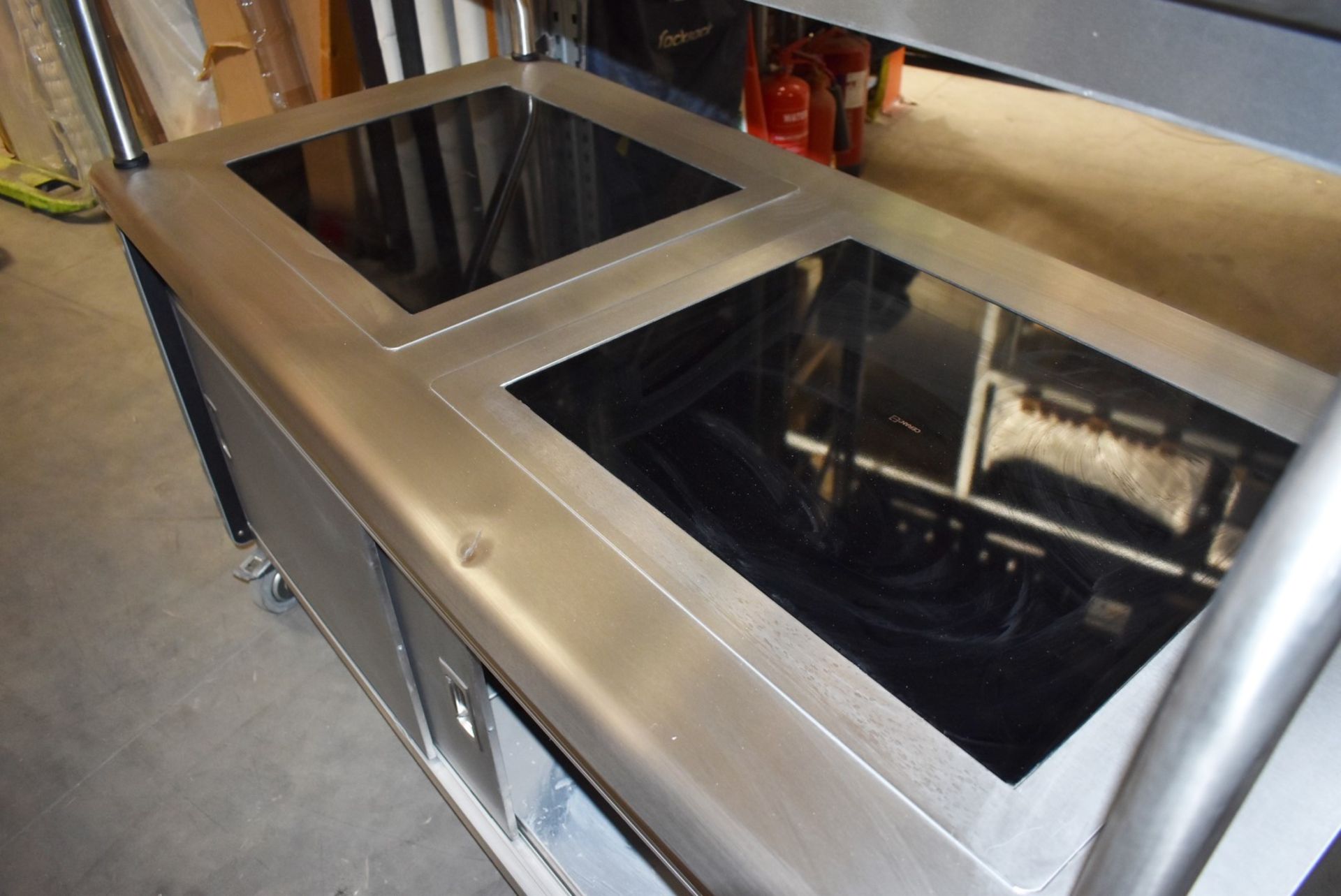 1 x Grundy Commercial Carvery Unit With Twin Ceran Hot Plates, Overhead Warmer and Plate Warmer - Image 9 of 21