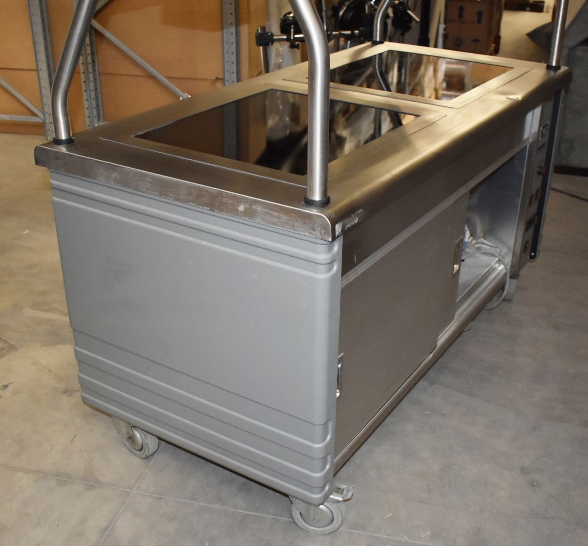 1 x Grundy Commercial Carvery Unit With Twin Ceran Hot Plates, Overhead Warmer and Plate Warmer - Image 11 of 21