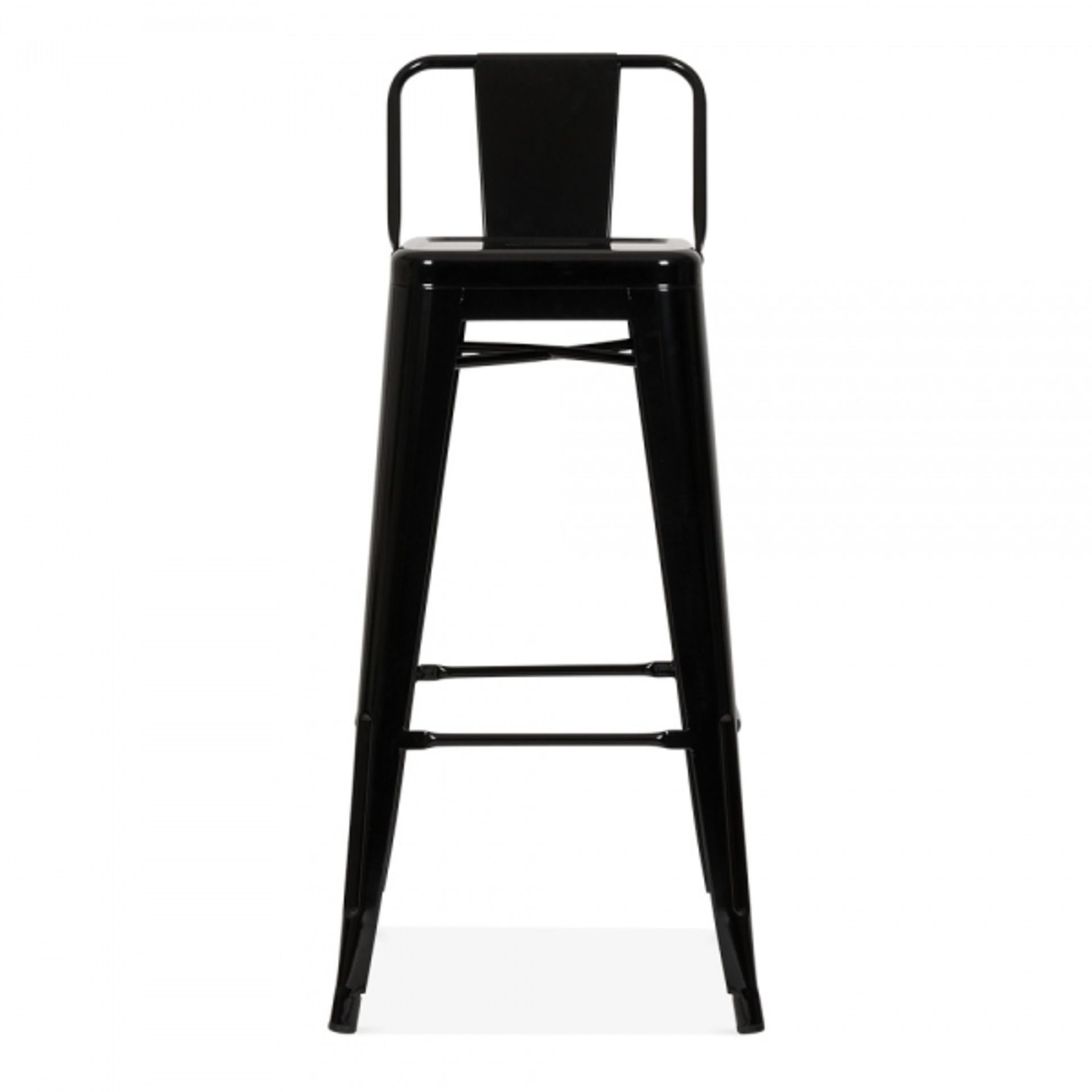 1 x Tolix Industrial Style Outdoor Bar Table and Bar Stool Set in Black - Includes 1 x Bar Table and - Image 8 of 9