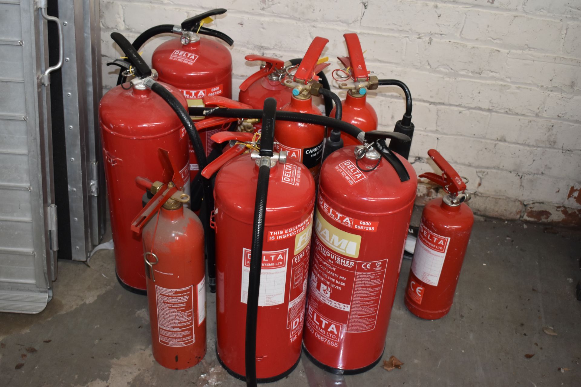 Approx 22 x Fire Extinguishers Plus 10 x Fire Extinguisher Stations - CL011 - Unused From Various - Image 5 of 9