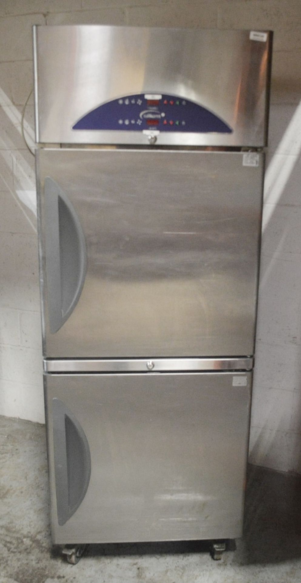 1 x Williams Commercial Stainless Steel Upright 2-Door Refrigerated Unit (HLG1TSS) - Dimensions: