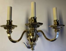 1 x Chelsom Substantial Wall Sconce with 3 Arms - Arm to arm 45cm x Height 34cm - designed exclusive
