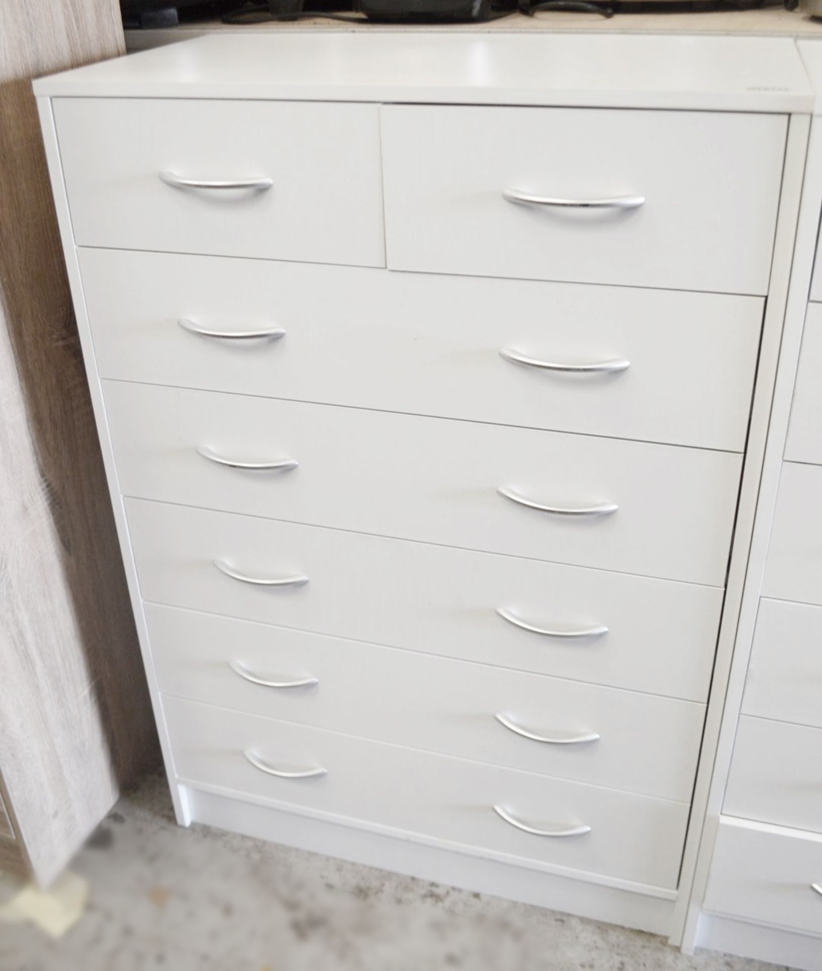 A Pair Of 7-Drawer Unit In White - Preowned, From An Exclusive Property - Dimensions: H108 x W74 x - Image 2 of 5