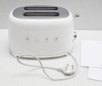 1 x Smeg Toaster In White - Ref: HHW063/JUL21 - CL679 - Location: Altrincham WA14