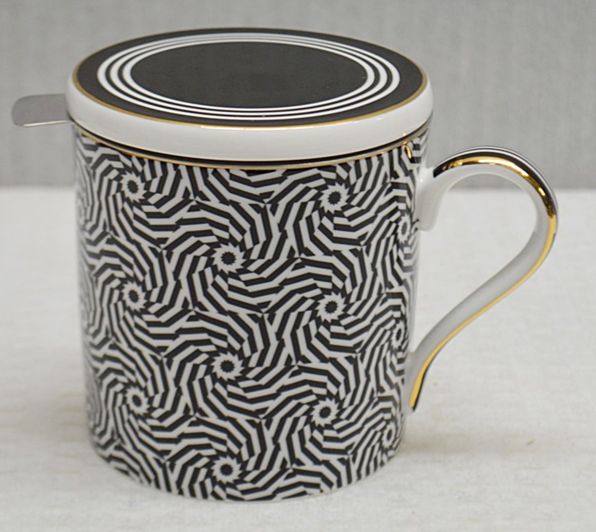 1 x T2 'Maze' Designer Mug Infuser - Ref: HHW67/JUL21 - CL679 - Location: Altrincham WA14