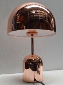 1 x Tom Dixon 'BELL' Designer Table Lamp In Copper - Dimensions: ø28xH44cm. - Orignal RRP £544.00