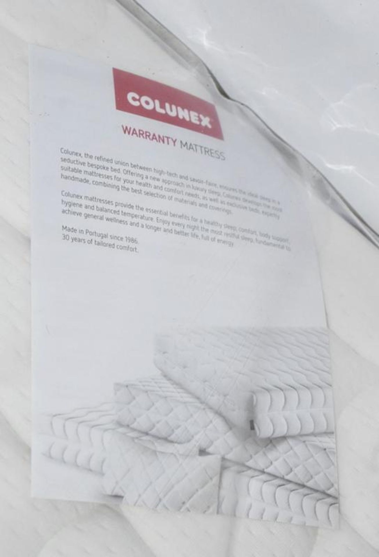 1 x COLUNEX 'Revolution' Soft Mattress - Custom Size: 120 x 180 x 20cm - Ref: 5267154/P3-19/WH2 - CL - Image 4 of 7