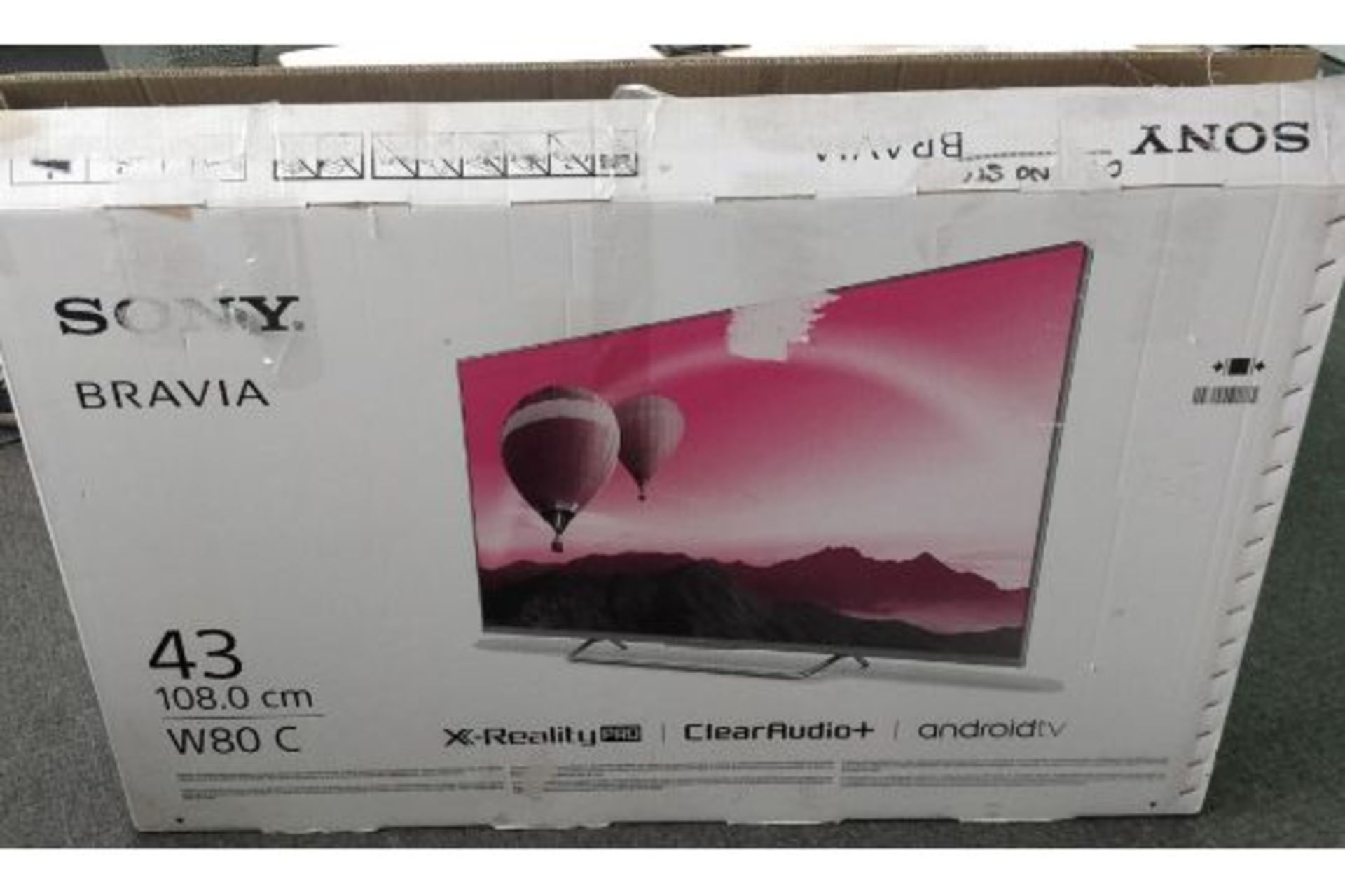 1 x Sony KDL-43W807C 43 inch Smart 3D Full HD TV - Features Android TV, X-Reality Pro, Motionflow XR - Image 2 of 8