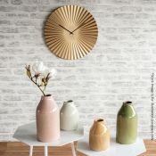 1 x Karlsson 'Sensu' 40cm Designer Wall Clock In GOLD - Brand New Boxed Stock