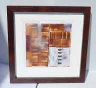 1 x Framed Original Mixed Media Artwork Signed By Artist Orla May - From An Exclusive Property In