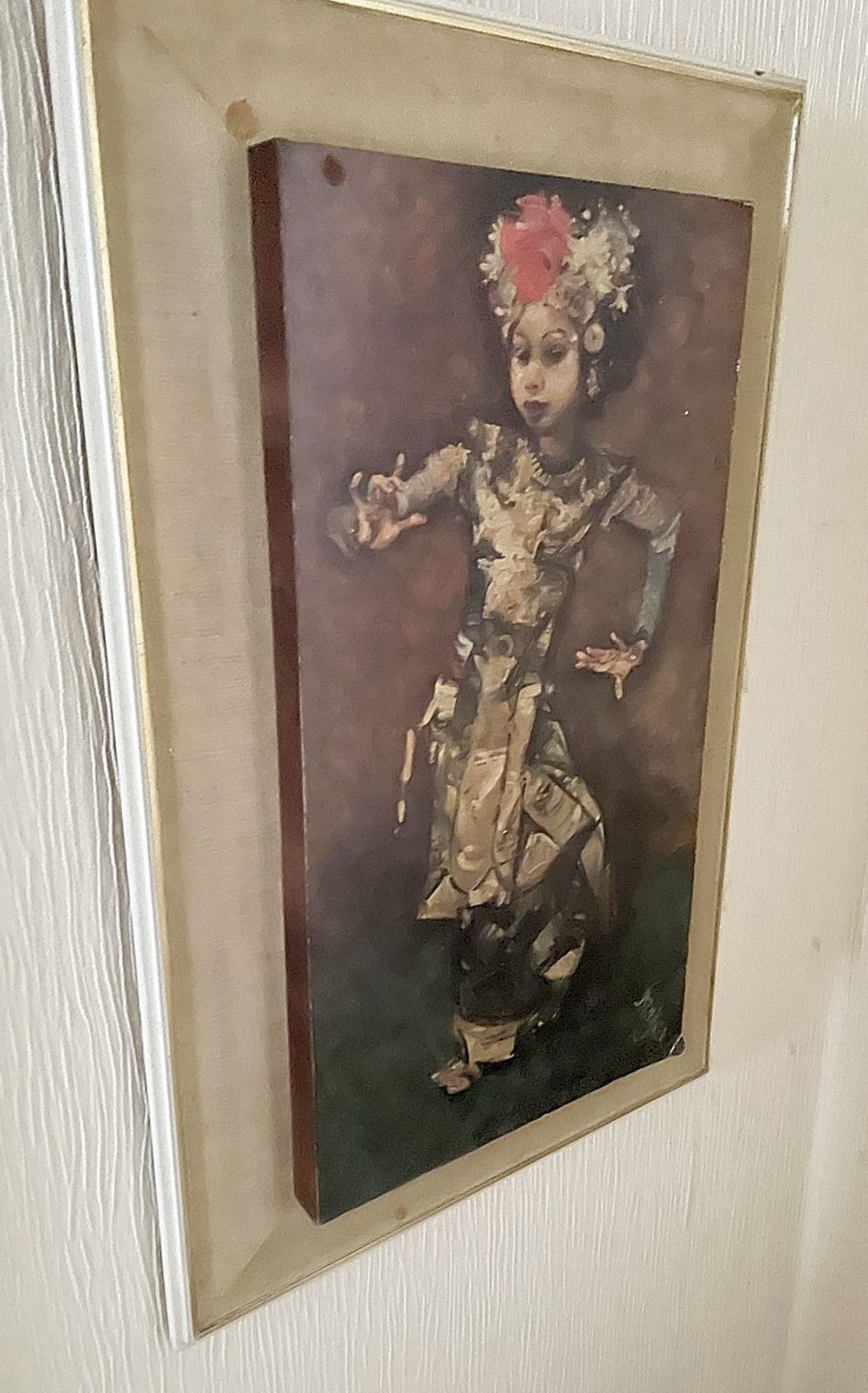 1 x Chinese Dancer Picture - Dimensions: 38cm x 6 x 11cm - From An Exclusive Property In Leeds - - Image 5 of 5