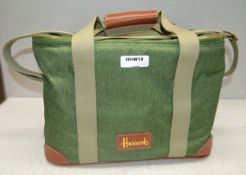 1 x Harrods Cool Bag - Dimensions: W38 x D25 x H28cm - Ref: HHW18/JUL21/PAL-B - CL679 - Location: