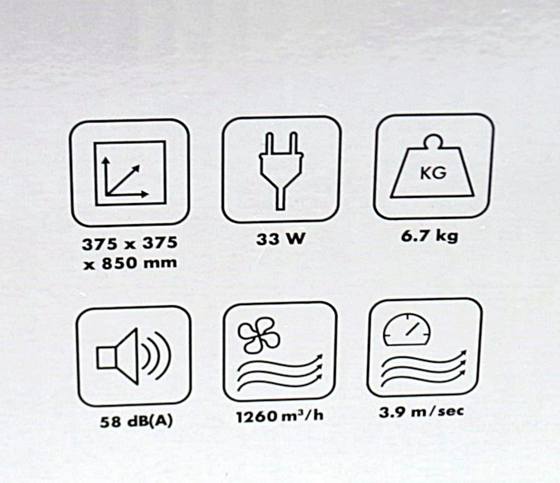 1 x Boneco F220 Air Shower Fan - Ref: HHW5/JUL21 - CL679 - Location: Altrincham WA14 Stylish, unique - Image 7 of 9