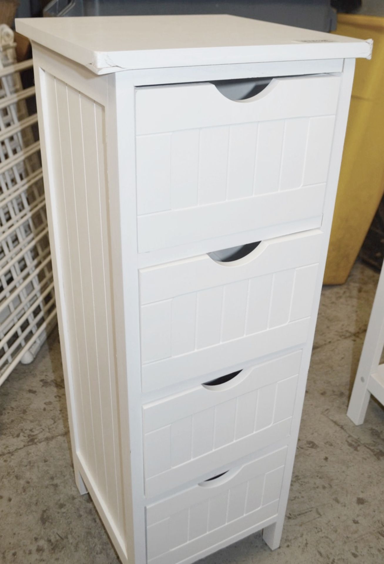 2 x Storage Cupboards In White - Preowned, From An Exclusive Property - Dimensions Vary - No VAT - Image 8 of 10