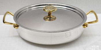 1 x ONDINE Shallow Sauce Pan With Lid - Dimensions To Follow - Ref: HHW90/JUL21/PAL-B - CL679 -