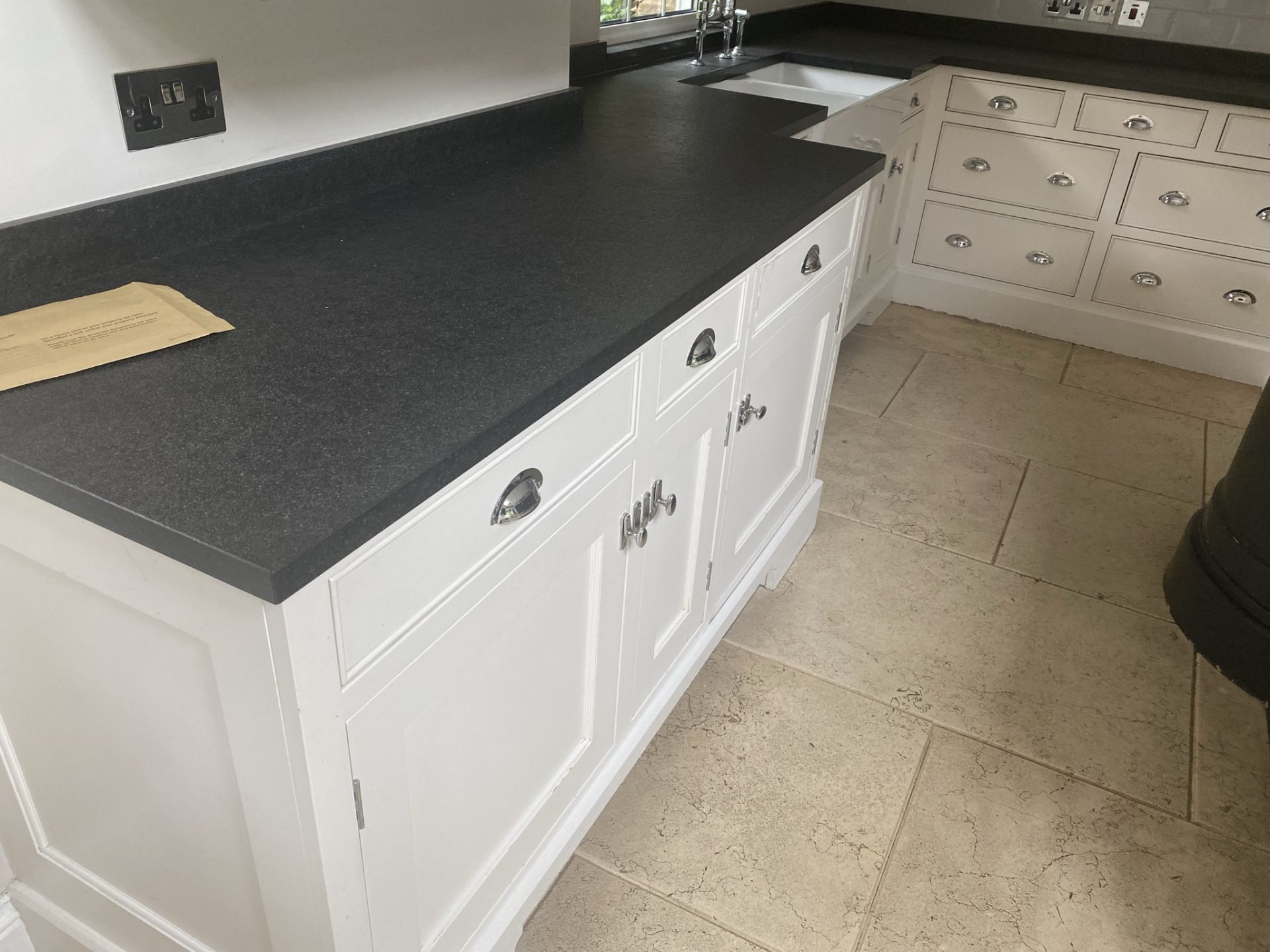 1 x Bespoke Jeremy Wood Fitted Kitchen Featuring Hand Painted Solid Wood Framed Doors, Semi Circle - Image 5 of 33