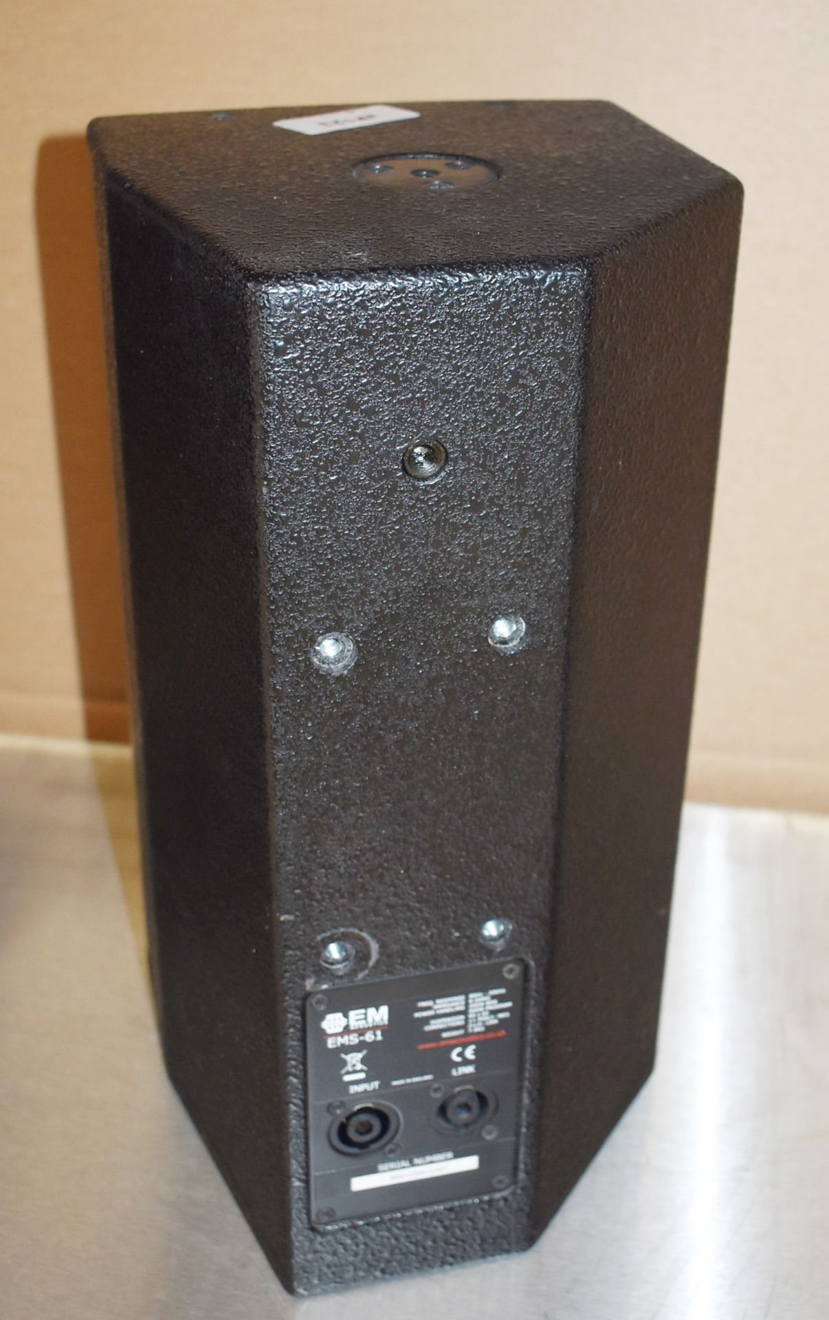 1 x EM Acoustics EMS-61 Compact Two Way Multipurpose Loudspeaker - Ref: JP/JP - CL700 - Location: - Image 2 of 4