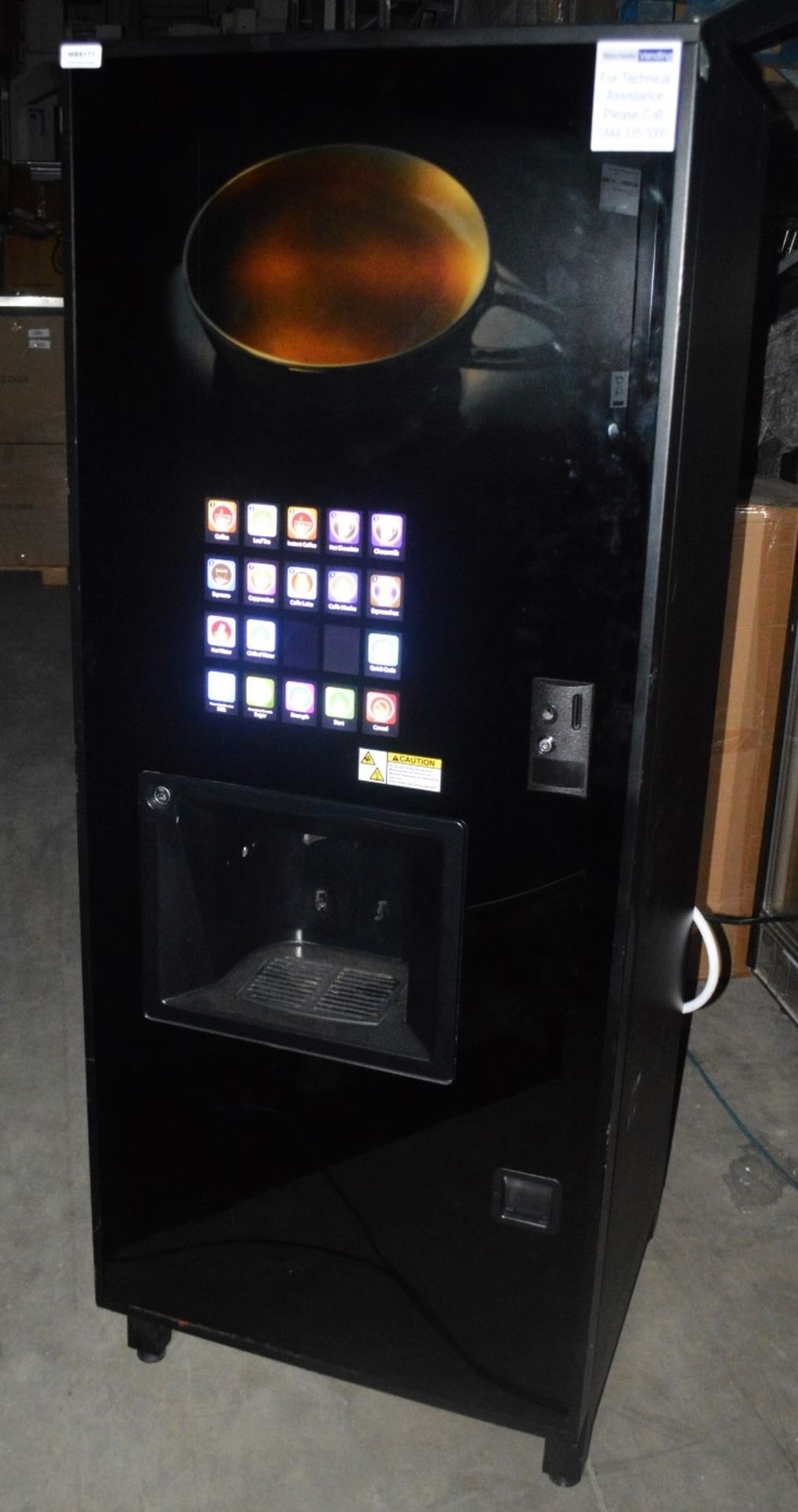 1 x COFFEETEK Touch Screen Instant Hot Drink Vending Machine - Model: Neo B2C (INSTANT TEA) - Bild 3 aus 9
