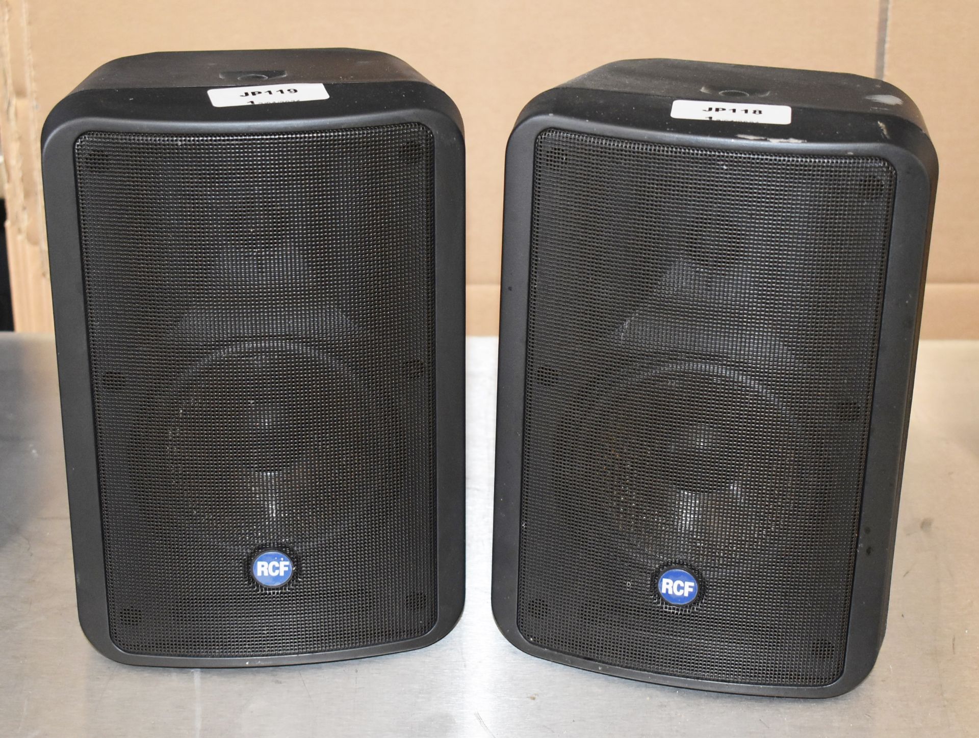 2 x RCF 175-Watt Two-Way Compact Monitor Speakers - Model Monitor 55 - RRP £246 - Ref: JP/JP - CL700