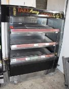 1 x Frijado Multi Deck 100 3 Level Heated Grab and Go Display Warmer - 400v 3 Phase - 100 cms