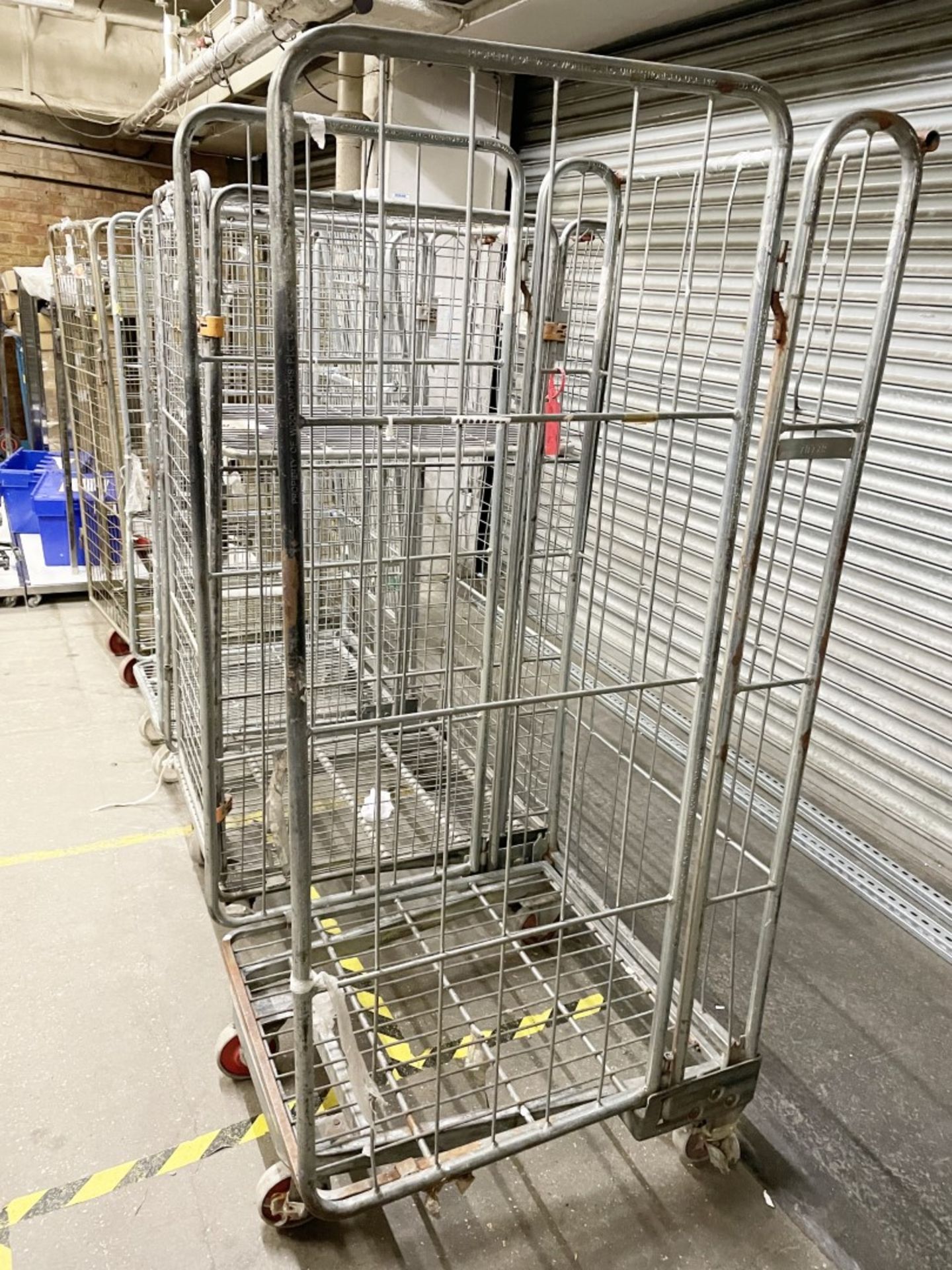 4 x Warehouse Roller Storage Cages - CL670 - Ref: GEM284 - Location: Gravesend, DA11 - Image 3 of 3