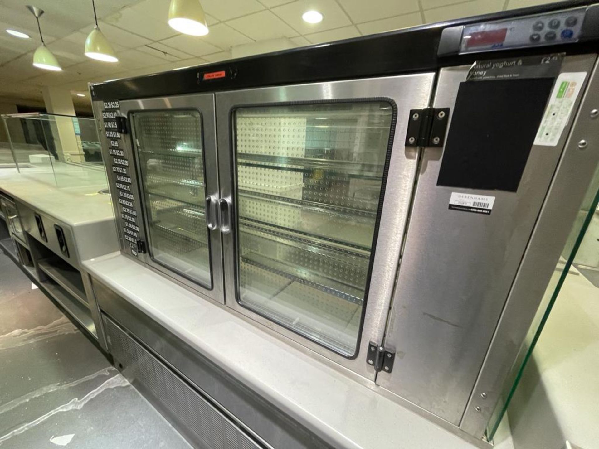 1 x Canteen Servery Counter Featuring Self Server Chiller, Plate Dispensers, Display Cabinet, - Image 26 of 26