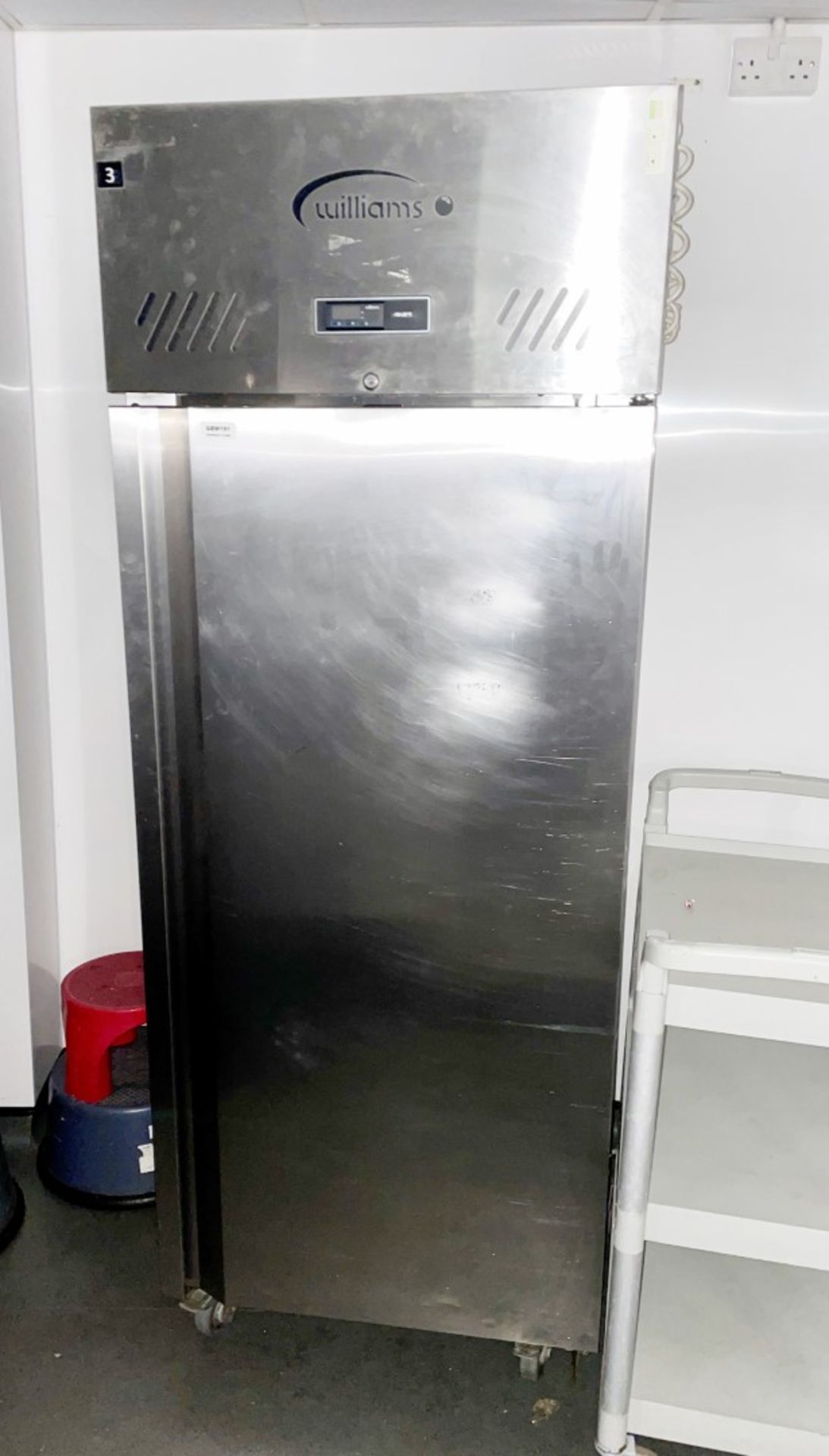 1 x Williams LJ1SA Upright Commercial Freezer With Stainless Steel Exterior - CL670 - Ref: