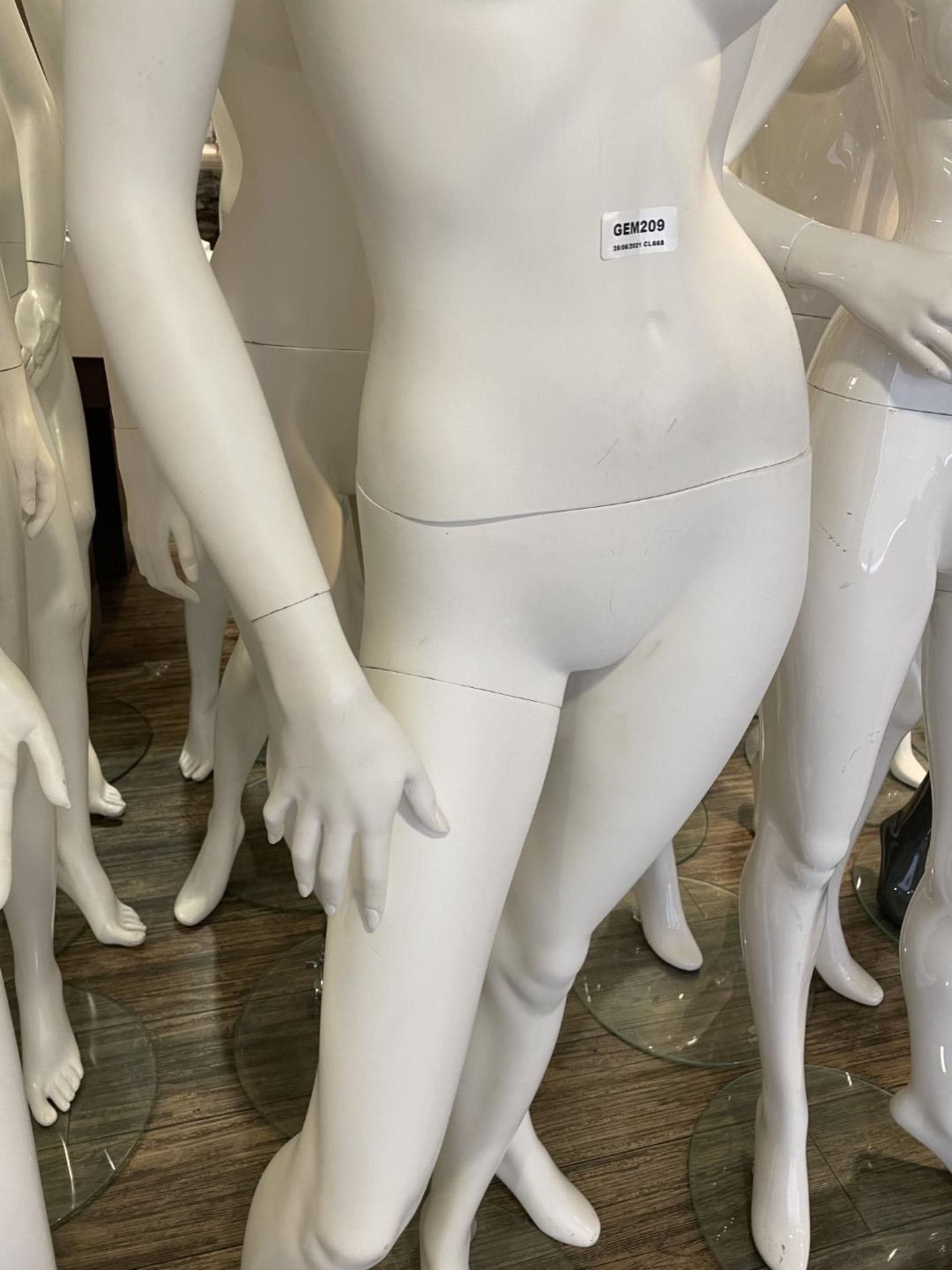 4 x Full Size Female Mannequins on Stands - CL670 - Ref: GEM209 - Location: Gravesend, DA11 - Image 7 of 9