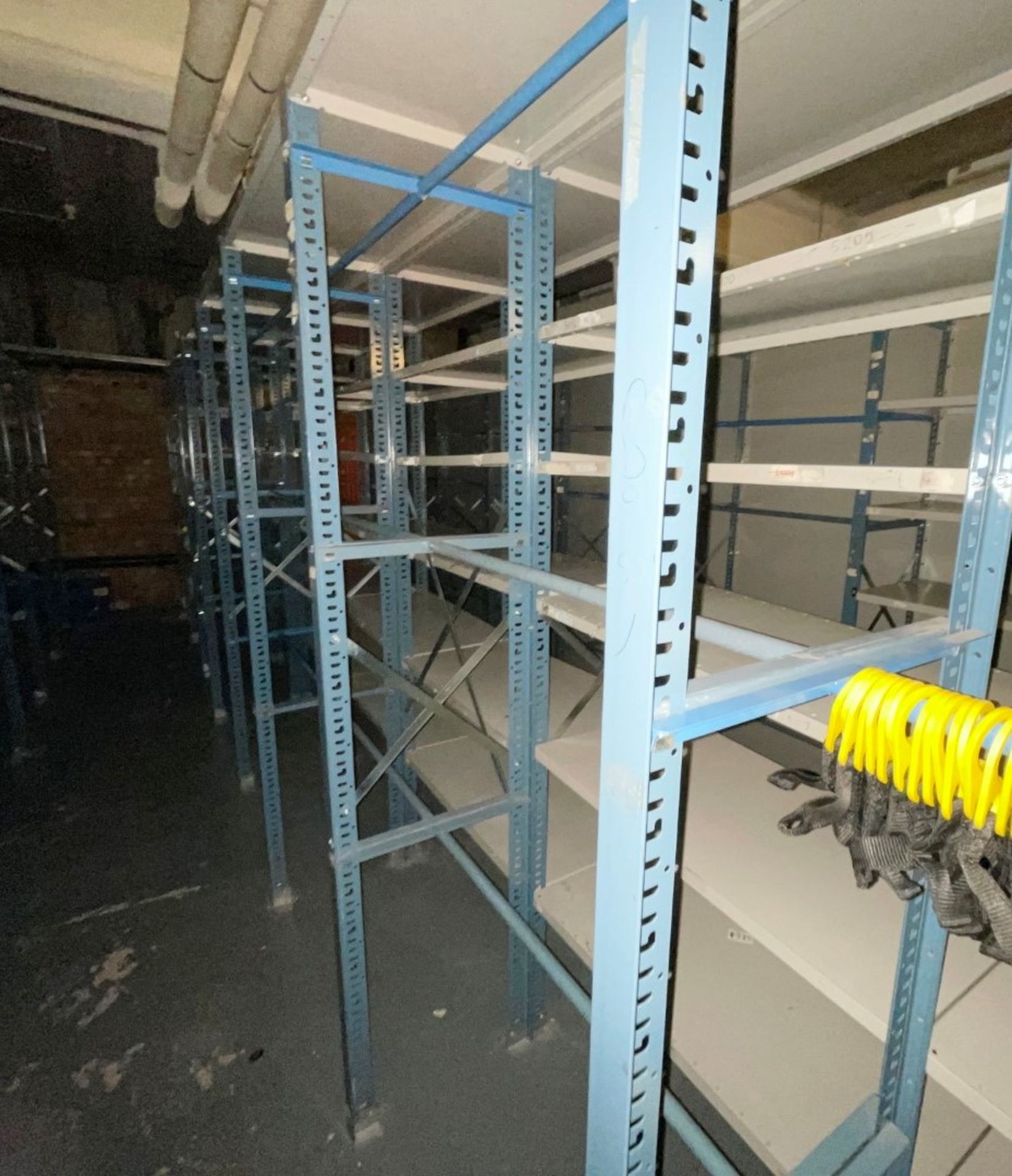 8 x Bays of Metal Warehouse Storage Shelving and Clothes Rails - Includes 2 x Shelving Bays and 6 - Image 2 of 4